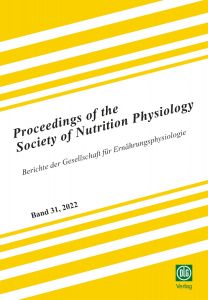 Proceedings of the Society of Nutrition Physiology Band 31
