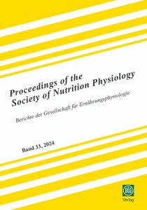 Proceedings of the Society of Nutrition Physiology Band 33