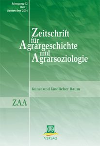 Zeitschrift für Agrargeschichte und Agrarsoziologie 1/2014